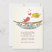 We verwachten een Baby shower-uitnodiging voor par Kaart (Voorkant)