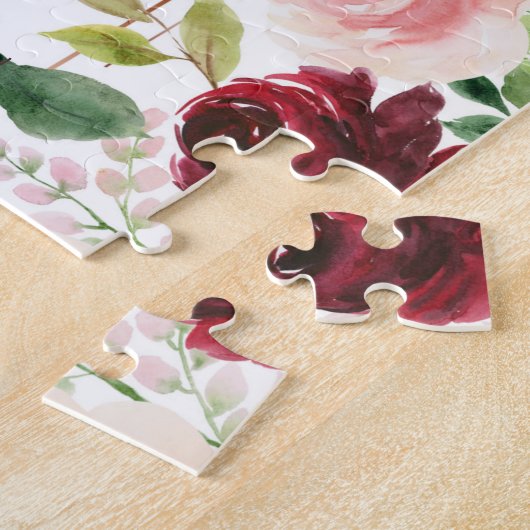 We verwachten een Baby uniek zwangerschaps- onthul Legpuzzel (Zijkant)