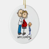 We verwachten een paar met Toddler Boy Ornament (Rechts)