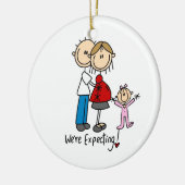 We verwachten een paar met Toddler Girl Ornament (Links)