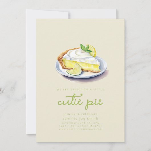 We Verwachten een Schattig Schatje Kaart (Voorkant)