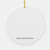 We verwachten een speciale zwangerschap bij de bev keramisch ornament (Achterkant)