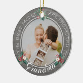 We verwachten een vakantieaankondiging met foto-ce keramisch ornament (Links)