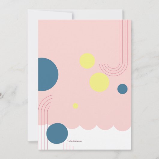 We verwachten een zwangerschapsaankondiging kaart (Achterkant)