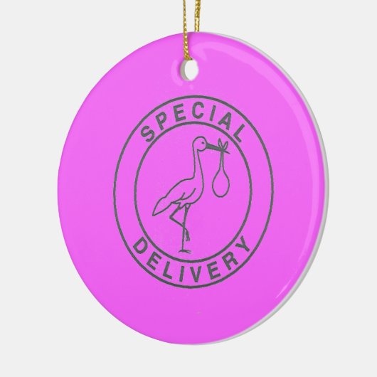 We verwachten het! keramisch ornament (Links)