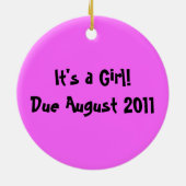 We verwachten het! keramisch ornament (Achterkant)