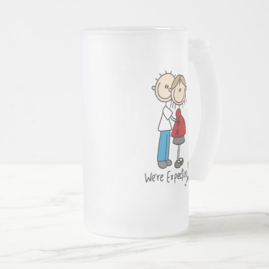 We verwachten het! Zwangere muis Figuur Mok (Voorkant rechts)