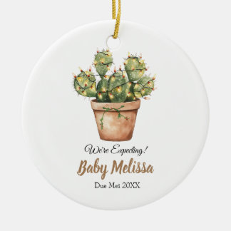 We verwachten kerst van Baby Keramisch Ornament