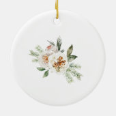 We verwachten kerst van Baby Keramisch Ornament (Achterkant)