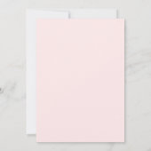 We Verwachten Roze Zwangerschaps Echo Kaart (Achterkant)