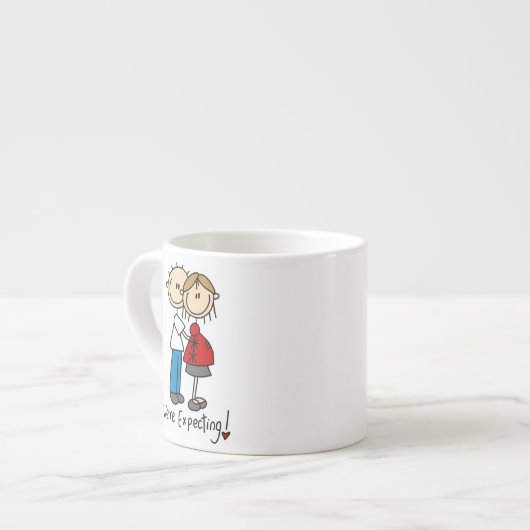 We verwachten T-shirts en cadeautjes Espresso Kop (Links)