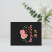 We verwachten zwangerschapsuitkondiging briefkaart (Staand voorkant)