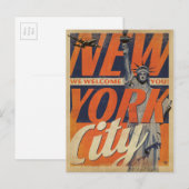 We verwelkomen je! briefkaart (Voorkant / Achterkant)