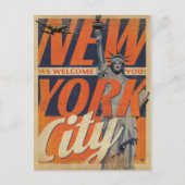 We verwelkomen je! briefkaart (Voorkant)