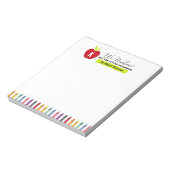 We verzorgen alle kleine lerarendocenten notitieblok (Linkerzijde)