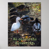We vieren Diversity Poster Print (Voorkant)