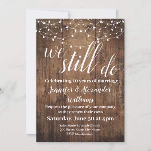 We vieren nog steeds de huwelijksfeestdag. (Voorkant)