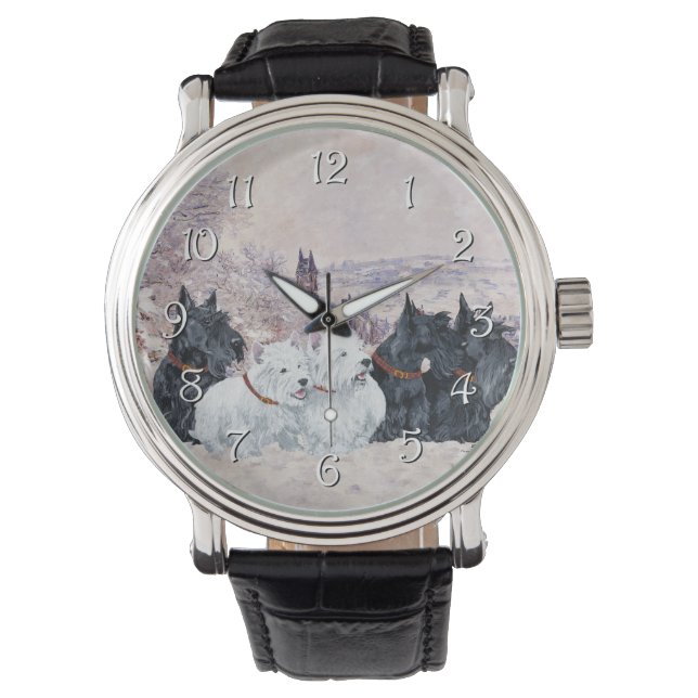 We Vijf Winter Horloge (Voorkant)