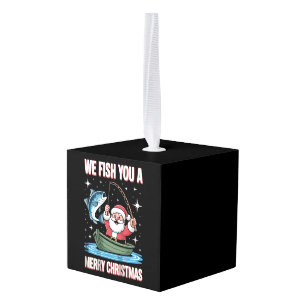 We Vissen Jou Een Prettig Kerstmis Visser Vissen K Decoratie