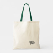 We vissen op een prettig kersttas. tote bag (Achterkant)
