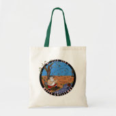 We vissen op een prettig kersttas. tote bag (Voorkant)