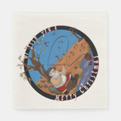 We vissen op een prettige kerst - Aussie-luiers Servet (Voorkant)