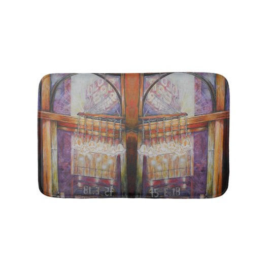 We vliegen allemaal rond hetzelfde licht. badmat (Voorkant)