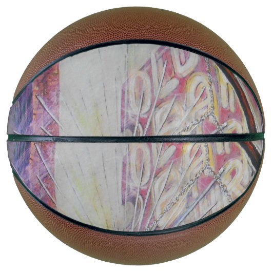 We vliegen allemaal rond hetzelfde licht. basketbal (Voorkant)