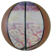 We vliegen allemaal rond hetzelfde licht. basketbal (Verticaal)