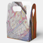 We vliegen allemaal rond hetzelfde licht. bedankdoosjes (Geopend)