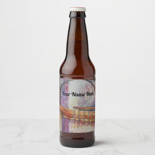 We vliegen allemaal rond hetzelfde licht. bier etiket (Voorkant)