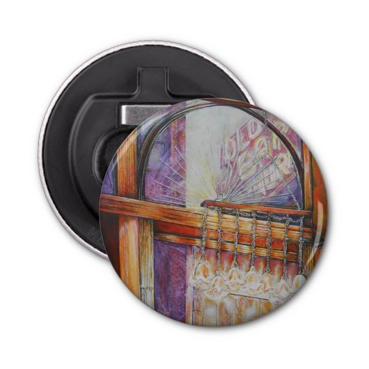 We vliegen allemaal rond hetzelfde licht. button flesopener (Voorkant)