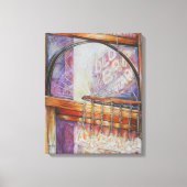 We vliegen allemaal rond hetzelfde licht. canvas afdruk (Voorkant)