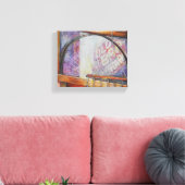 We vliegen allemaal rond hetzelfde licht. canvas afdruk (Insitu (Woonkamer))