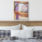 We vliegen allemaal rond hetzelfde licht. canvas afdruk (Insitu (Slaapkamer))