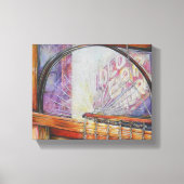 We vliegen allemaal rond hetzelfde licht. canvas afdruk (Voorkant)