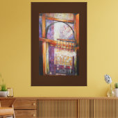 We vliegen allemaal rond hetzelfde licht. canvas afdruk (Insitu (Woonkamer))