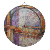 We vliegen allemaal rond hetzelfde licht. dartbord (Voorkant)