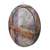 We vliegen allemaal rond hetzelfde licht. dartbord (Voorkant Rechts)
