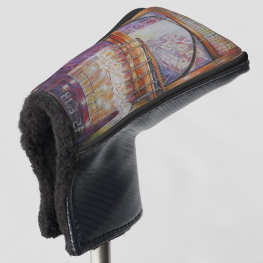 We vliegen allemaal rond hetzelfde licht. golfheadcover (3/4 voorkant)
