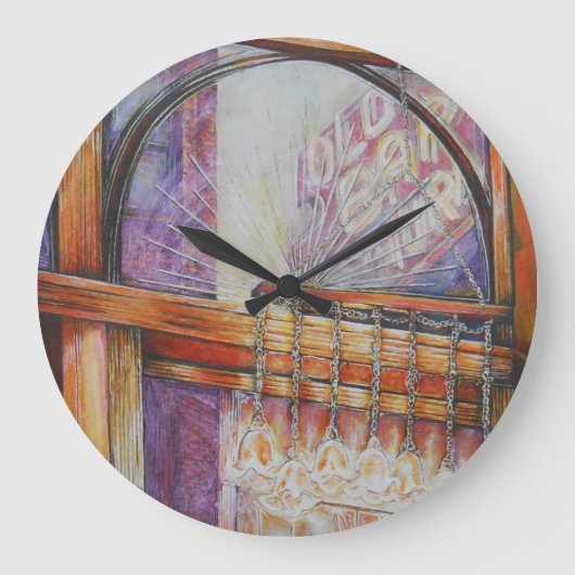 We vliegen allemaal rond hetzelfde licht. grote klok (Voorkant)