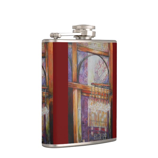 We vliegen allemaal rond hetzelfde licht. heupfles (Rechts)