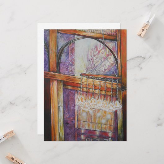 We vliegen allemaal rond hetzelfde licht. kaart (Voorkant / Achterkant in situ)