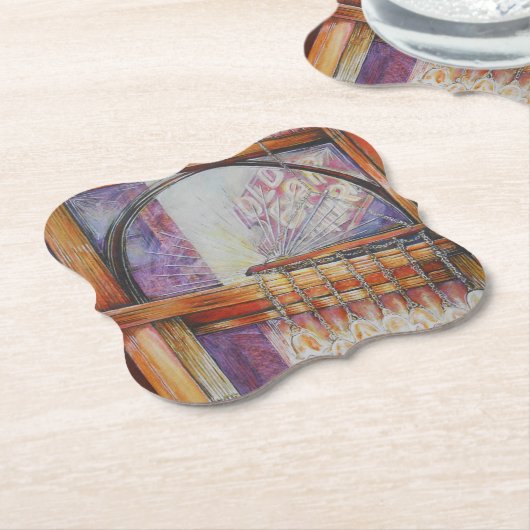 We vliegen allemaal rond hetzelfde licht. kartonnen onderzetters (Gekanteld)