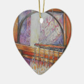 We vliegen allemaal rond hetzelfde licht. keramisch ornament (Links)