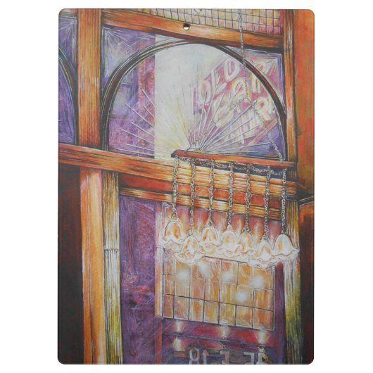 We vliegen allemaal rond hetzelfde licht. klembord (Achterkant)