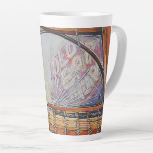 We vliegen allemaal rond hetzelfde licht. latte mok (Rechterhoek)