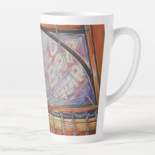 We vliegen allemaal rond hetzelfde licht. latte mok (Rechts)