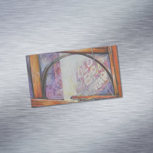 We vliegen allemaal rond hetzelfde licht. magnetisch visitekaartje (Voorbeeld)