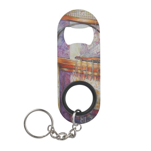 We vliegen allemaal rond hetzelfde licht. mini flessenopener (Voorkant)